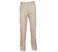 Henbury Women's Flat Fronted Trousers in Stone | Size: 12L Henbury Stone 12L