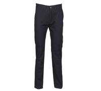 Henbury Womens/Ladies 65/35 Flat Fronted Slim Fit Chino Work Trousers RW2701