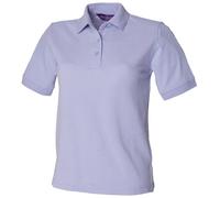 Henbury Womens/Ladies 65/35 Polo Shirt (XS) (Lavender)