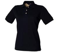 Henbury Womens/Ladies Classic Polo Shirt (2XL) (Navy)