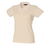 Henbury Womens/Ladies Coolplus Fitted Polo Shirt Top Szs S-3 RW636
