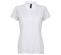 Henbury Womens/Ladies Cotton Pique Modern Polo Shirt PC6443