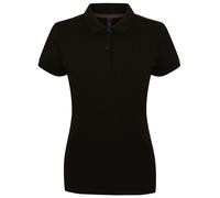 Henbury Womens/Ladies Cotton Pique Modern Polo Shirt PC6443