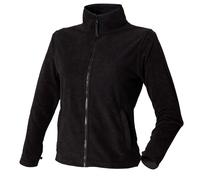 Henbury Women's Microfleece Anti-Pill Jacket in Black | Size: 2XL Henbury Black 2XL