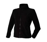 Henbury Women's Microfleece Jacket in Black | Size: 10 Henbury Black 10