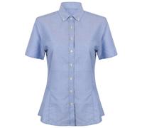Henbury Womens/Ladies Modern Short Sleeve Oxford Shirt RW5426
