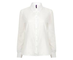 Henbury Womens/Ladies Moisture Wicking Long-Sleeved Shirt PC7132