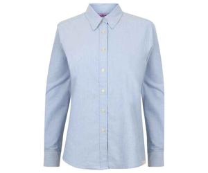 Henbury Womens/Ladies Oxford Classic Long-Sleeved Formal Shi PC6032