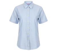 Henbury Womens/Ladies Oxford Short-Sleeved Formal Shirt PC6256