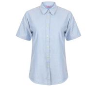 Henbury Womens/Ladies Oxford Short-Sleeved Formal Shirt PC6256