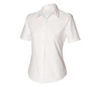 Henbury Womens/Ladies Short Sleeve Classic Oxford Work Shirt RW640