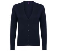 Henbury Womens/Ladies V-Neck Button Up Cardigan RW4756