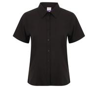 Wicking Short-Sleeved Formal Shirt Henbury Black XL