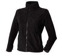 Henbury Women's Microfleece Anti-Pill Jacket in Black | Size: Medium Henbury Black M