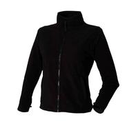 Henbury Women's Microfleece Jacket in Black | Size: 14 Henbury Black 14