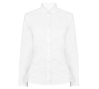 Henbury Women's modern long sleeve Oxford shirt H513 - Womens, 77% Cotton