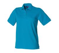 Henbury Womens Poly/Cotton Pique Sports Polo Shirt UK Ladies Sizes 8 - 20