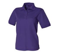 Henbury Womens Poly/Cotton Pique Sports Polo Shirt UK Ladies Sizes 8 - 20