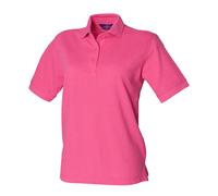 Henbury Womens Poly/Cotton Pique Sports Polo Shirt UK Ladies Sizes 8 - 20