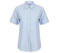 Henbury Women's short sleeve classic Oxford shirt H516 - Cotton rich