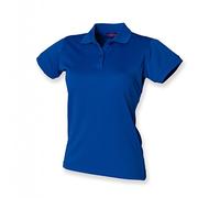 Henbury Women's Short SleevePolo Shirt - Blue - Royal - Large