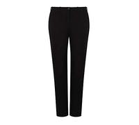 Henbury Womens Slim Fit Stretch Chino Trousers Black 8 UK Regular 32in