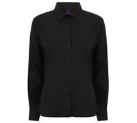 Henbury Women's Wicking Antibacterial Long Sleeve Shirt H591 - Formal Wear