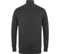 Henbury Â¼ Zip Jumper Men Women Fine Knit Cotton Acrylic Corporate Style