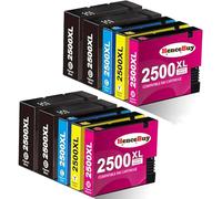 HenceBuy 2500XL Ink Cartridges Compatible for Canon PGI-2500XL PGI-2500 2500 XL Ink Cartridges for Canon Maxify MB5150 MB5050 MB5155 MB5450 MB5350 MB5455 iB4150 Black Cyan Magenta Yellow - 10-Pack
