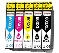 HenceBuy 603 Ink Cartridges XL Compatible for Epson 603XL Multipack for Expression Home XP-4100 XP3105 XP3150 XP2100 XP2105 XP2150 XP2155 XP4100 XP4150 Workforce WF-2830 WF2810 WF2820 WF2850 WF2835