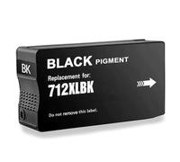 HenceBuy 712XL 712 Ink Cartridge Black Replacement for HP 712 Ink for HP DesignJet T230 T250 T630 T650 T210 Large Format Plotter Printer 3ED71A 3ED70A (1 Pack)