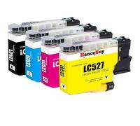 HenceBuy LC527 Ink Cartridges Compatible for Brother LC527XL LC527XLVAL | LC527VAL LC527 Multipack Replacement for Brother MFC-J4350DW MFC-J4550DW MFC 4350DW 4550DW Printer Black Cyan Magenta Yellow