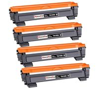 HenceBuy TN1050 Black Toner Cartridges Compatible for Brother TN-1050 for HL-1110 HL-1210W HL-1112 HL-1212W DCP-1610W DCP-1612W DCP-1510 MFC-1910W MFC-1910 MFC-1810 Printer Ink (4 Pack)