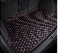 HENCHENH Car Leather Boot Liner for Hyundai Kona Hybrid SX2 2024 2025,Auto Waterproof Boot Mats Anti-Slip Trunk Mat Protector Pad Interior Accessories,A/Black-Red