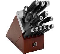 Henckels International Elan 14 pc Knife Block Set, Black