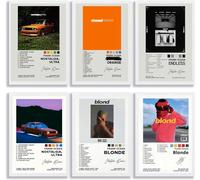 HENCT ART Frank Posters Océan Album Cover Signed Limited Posters Print Rapper Music Posters Canvas Wall Art Room Aesthetic Set of 6 for Teen and Girls Dorm Decor 8x10 inch Unframed