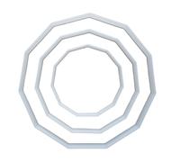 Hendecagon Eleven Side Polygon Shape Cookie Cutter Dough Biscuit Fondant Sharp Stencil Undecagon Basic Maths Mathematics Sided (Medium)