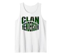Henderson Clan Kilt Tartan Namesake Scotland Tank Top