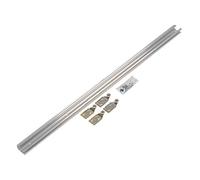 Henderson Double Top Sliding Wardrobe Door Kit, 1.5m Track, For 2 doors, 45kg Capacity