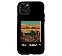 Henderson Nevada Retro Vintage Desert Skyline Sunset City Case for iPhone 11 Pro