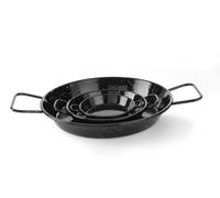 HENDI 622704 Enamelled Paella pans, 100 x (H) 20 mm, Black