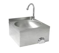 HENDI 810316 Washbasin knee operated, 400x400x(H)450 mm