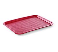 HENDI 878910 Fast food trays medium, red, 305x415x(H)20 mm
