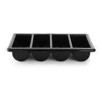 HENDI Cutlery tray, black, 530x325x(H)100 mm