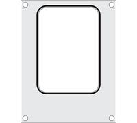 HENDI Die for HENDI Sealing Machine 330005, Black Silicone Gasket, suitable for e.g. a container of 187x137mm, aluminum