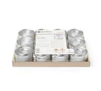 HENDI Fuel Paste, Soot and Odourless, Burning Time ±3 Hours, 12 Pieces, Burning Gel, Fire Paste, for Warming Containers, for Keeping Food Warm, for Chafing Dish, 200gr