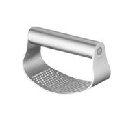 HENDI garlic press, garlic cradle, garlic rocker, ginger press, hole diameter: ø3 mm, dishwasher safe, stainless steel
