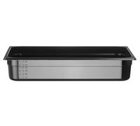 HENDI Gastronorm container 1/1, PC black, 530x325x(H)100 mm, 14 L