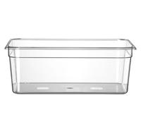 HENDI Gastronorm container 1/1, PC transparent, 530x325x(H)200 mm, 28 L