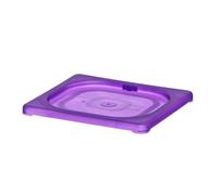 HENDI Gastronorm lid purple, PP, 176x162 mm